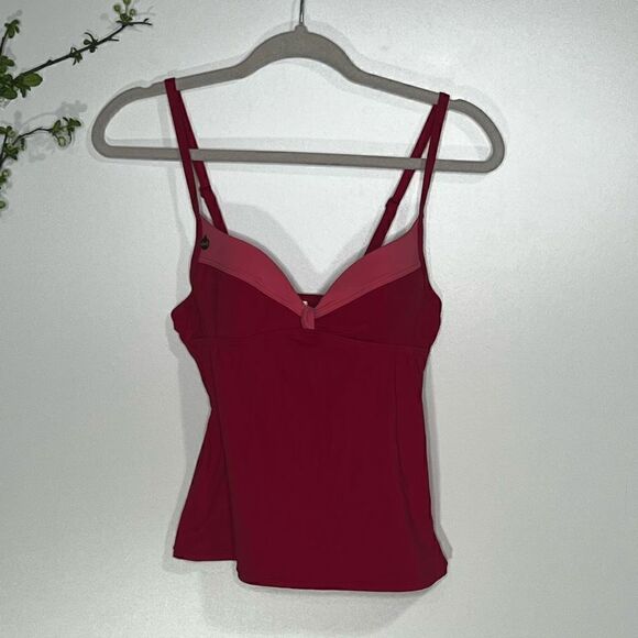 Lole Magenta Pink Tankini Swimsuit Top - Picture 4 of 10